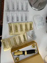 Pluma de ácido hialurónico de alta presión 2 en 1, metal de alta densidad para inyección de labios antiarrugas, pistola de hialurón, atomizador