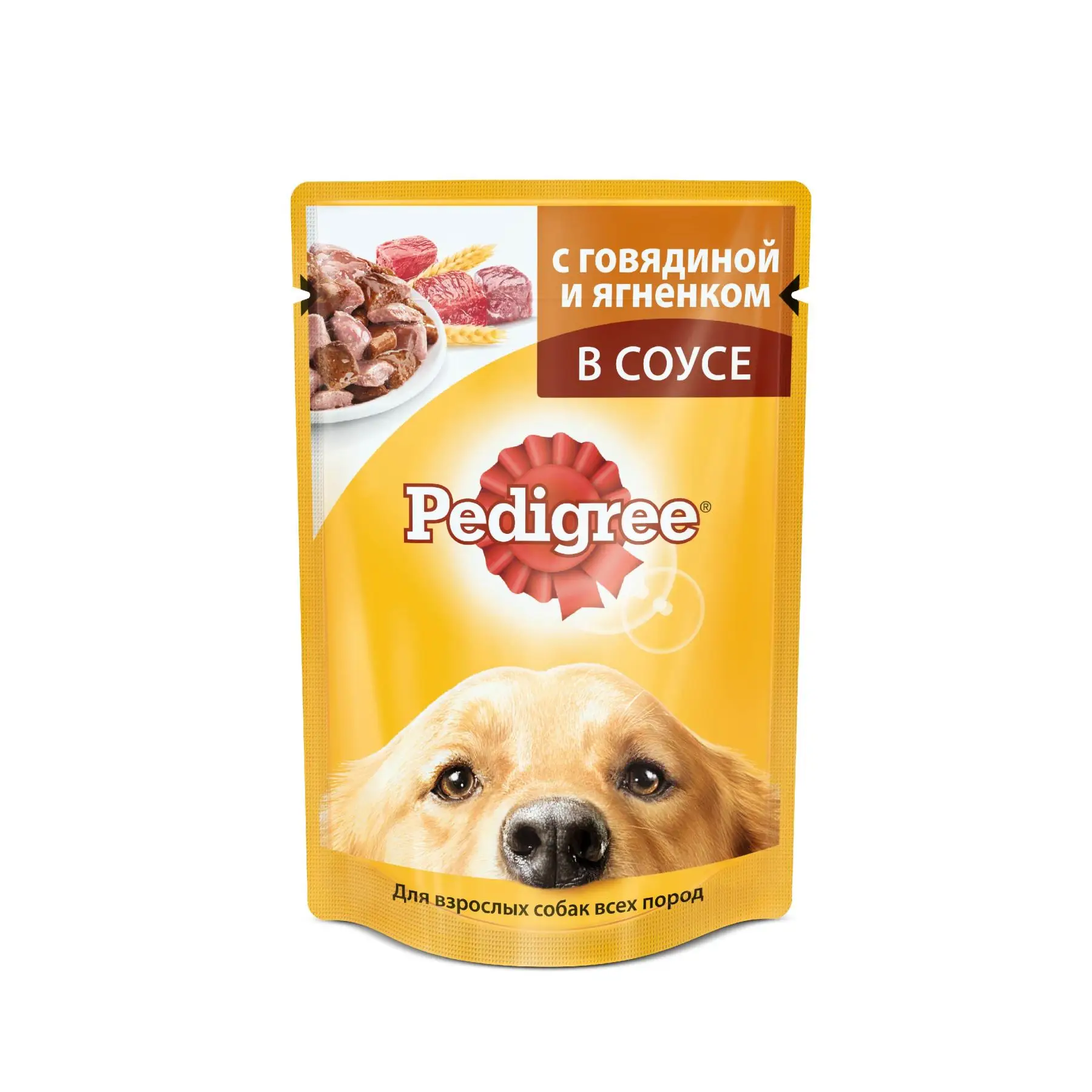 Влажный корм для взрослых собак всех пород Pedigree с говяд