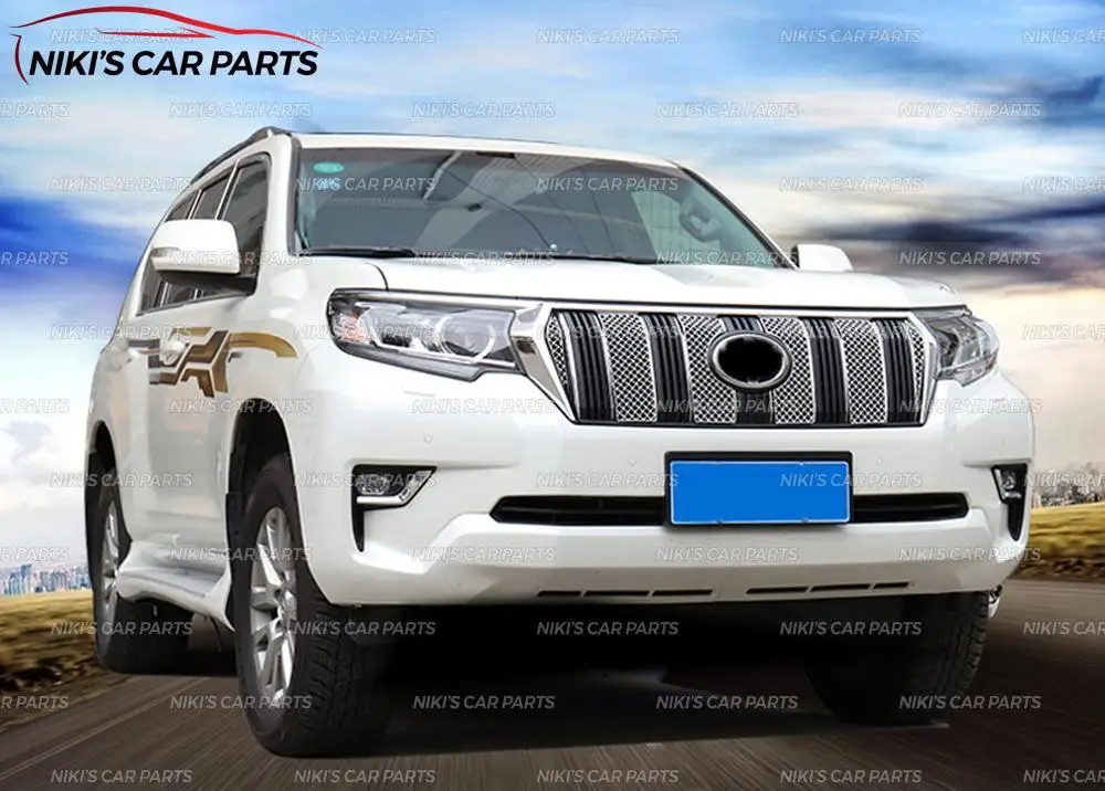 Накладка на решетку радиатора для Toyota Land Cruiser Prado FJ 150 2010- нержавеющая сталь 1 комплект/6 шт. украшения для литья