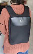 Backpack Computer-Bag Notebook Ultra-Light Mens Business 15-Inch Slim Water-Repellent