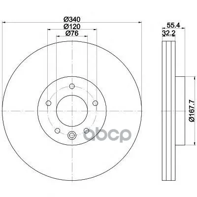 Диск Тормозной Vw Multivan V/T5 03- Textar арт. 92230303