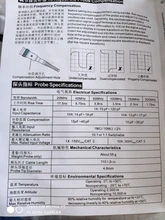 P6100 2 UNIDS Prueba Kit DC-100MHz Sonda de Osciloscopio Alcance Clip Sonda de 100 MHz Tektronix Para HP X1/X10 sonda osciloscopio al por mayor