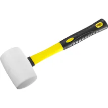 Киянка резиновая белая с фиберглассовой ручкой STAYER 680 г 20533-680