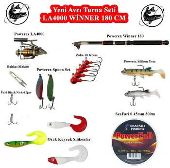 

New Hunter Pike Set LA4000 Powerex Winner 180cm