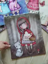 Bolso de diseñador para mujer, bolsa de hombro de lona duradera de alta calidad con estampado de dibujos animados, bolso escolar para chicas