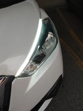 Led DRL Headlights Light-Accessories Led-Strip Ceyes Car Daytime Turn-Signal Auto 