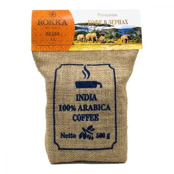 

Coffee Rokka "India", in grains, 500 gr