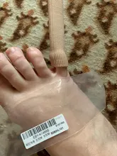 Separador de dedos de tela, aplicador de pedicura, removedor de callos de maíz, alivio del dolor de manos, tubo de silicona suave, herramienta de cuidado de los pies