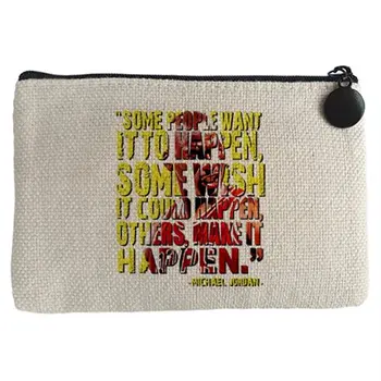 

Purse with phrase Michael Jordan