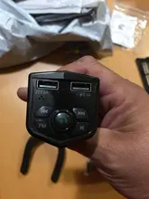 3.1A USB Dual del cargador del transmisor FM con Bluetooth kit de manos libres para coche inalámbrico MP3 receptor de audio U-disco TF Tarjeta de lectura dispositivo de música