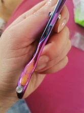 FnLune-Tijeras profesionales de peluquería de 6,0 pulgadas, cizalla delgada, cizallas planas, Salón estilista