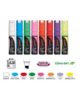 

CHALK MARKER LIQUID 8.0 MM. CHALK MARKER LIGHT BLUE