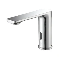 ก๊อกน้ำอัตโนมัติ Inflrared Sensor มือแตะสัมผัสเย็นเท่านั้น Chrome อ่างล้างจานห้องน้ำก๊อกน้ำอ่างล้างหน้าก๊อกน้ำ 3