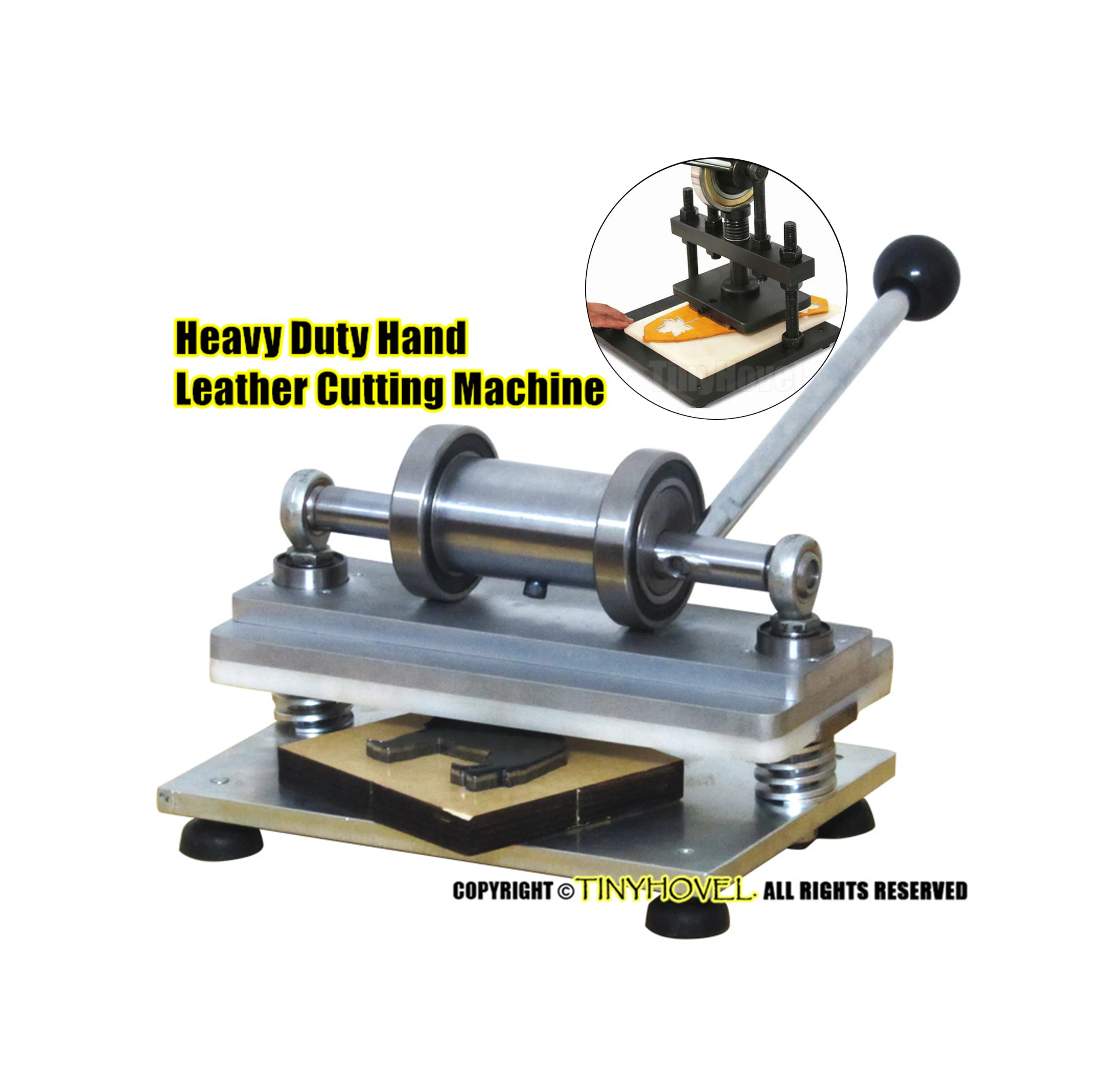 HeavyDutyHandLeatherCuttingPressMachineforClickerDiePhoto
