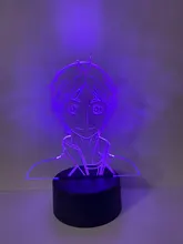 Led-Night-Light Table-Lamp Hinata-Figure Manga Gadget Bedroom-Decor Acrylic Anime Haikyuu