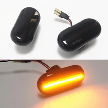 Для Renault Megane 1 Clio1 2 KANGOO ESPACE Dacia Duster Dokker Lodgy Smart Fortwo 453 светодиодный Динамический указатель поворота боковой маркер