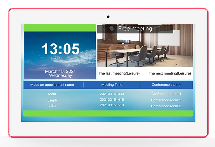 13.3 Inch Android PoE Tablet PC Wall Mounted - RK3399 Hexa Core, 2GB DDR3, 16GB Flash, Multi-color Indicator, Wall Bracket Description Image.This Product Can Be Found With The Tag Names Computer Office, Desktops AIO, Wall bracket