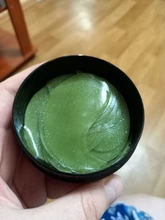 Ilisya-mascarilla de colágeno para ojos, alga verde, parches de ojos para ojeras, almohadilla de ojo hidratante, antiarrugas, nutritiva, 60 unidades