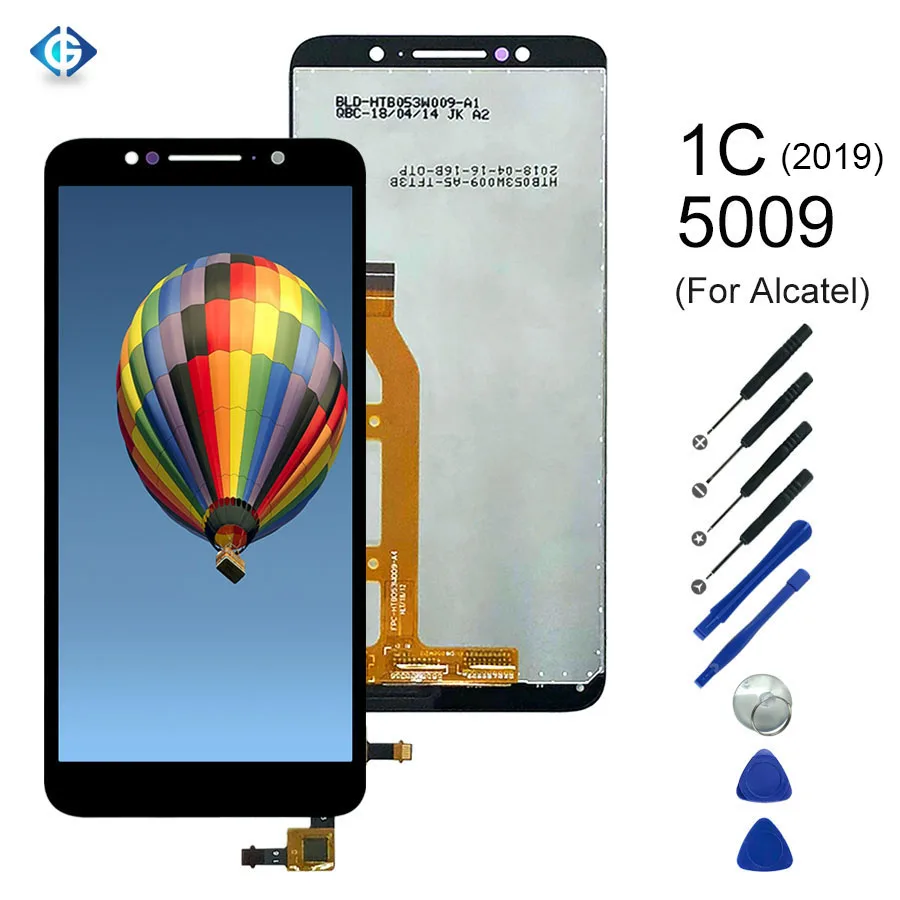 10 шт. для Alcatel 1c() Запчасти для Alcatel 1C 5009 5009D OT5009 ЖК-дисплей Замена сенсорного экрана экспресс-почтой DHL