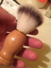 Brocha de afeitar para hombre, herramienta de afeitar con mango de madera, 2020