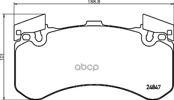 Brake pads P85136 Brembo. P85136