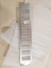 Rejilla de ventilación de aleación de aluminio, lámina perforada, varios tamaños