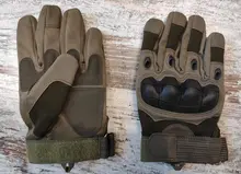 Guantes militares tácticos de dedo completo para hombre, para Paintball, Airsoft, nudillos duros para escalada al aire libre, guantes de combate del ejército