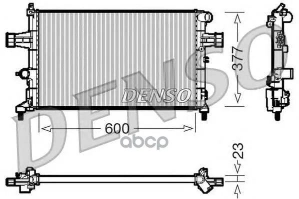 Радиатор Системы Охлаждения Denso арт. DRM20083