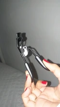 Rizador de pestañas, pinzas con mango curvo, no daña las pestañas, larga duración, maquillaje de ojos, herramientas cosméticas
