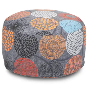 

Ottoman "tablet", jacquard, rings