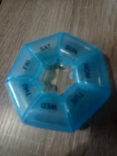 Medicine-Box Storage-Cases Pills-Organizer Jewelry Vitamin Food-Grade Round Plastic 7-Days