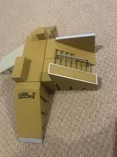 Mini Tabla de Patinaje con los dedos de aleación, juguetes de combinación monopatín para niños, pista de rampa, juego de juguetes educativos para niños, regalos de cumpleaños