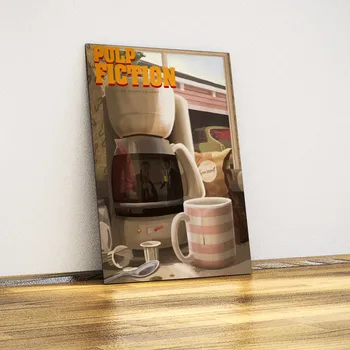 

Pulp Fiction - Coffe Scene - Metal Poster