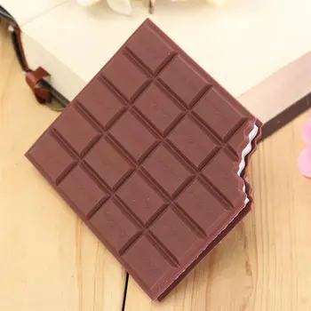

1Pcs Best Promotion Convenient Creat Stationery handy Notebook Chocolate Memo Pad Cover Notepad School Gift