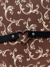 Collares con colgante Vintage para mujer, Collar gótico redondo, joyería de regalo, corazón gótico de cuero, Gargantilla Punk Harajuku