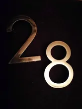 Placa gris moderna de 58mm para el número de la puerta del Hotel, pegatina de dígitos, letrero de placa de plástico ABS, 0123456789