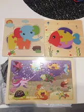 Rompecabezas de madera de 24 rebanadas para niños y adultos, juguetes educativos de madera para aprendizaje, juegos educativos de ensamblaje ambiental