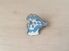 Brooches Badges Pins-Up Hair-Statue Lapel-Pins Flower Blue Women Qihe Jewelry for Girl