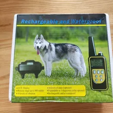 Dog-Training-Collar Vibration-Sound Shock Pet-Remote-Control Electric Waterproof 800m