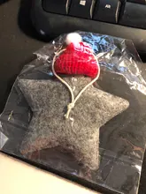 Cute Felt Wooden Elk Christmas Tree Decorations Hanging Pendant Deer Craft Ornament Christmas