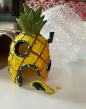 Decoration Aquarium Fish-Tank for Pineapple Landscape Vivid Cute