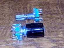 Codificador rotativo EC11 de 20 posiciones y 360 grados, botón pulsador de 5 pines, mango largo de 15/20MM con interruptor de botón incorporado, 5 unids/lote
