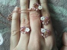 Anillo de boda con diseño de flores y mariposas para mujer, sortija de boda con circonita de oro rosa, Glamour, regalo para niñas, joyería creativa