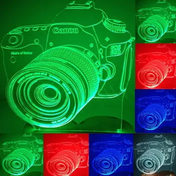 

N-066 Camera Canon-3D USB led Eco-friendly lamp night light, hand, table night light, home decor,