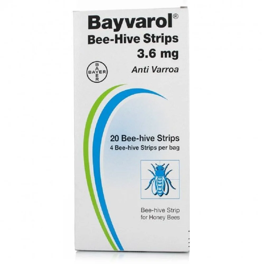 one pack Bayvarol Beekeeping treatment Varroa Control 20 Flumethrin strips 