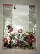 Silver Riser Screws Computer Golden 10pcs Red Washers 6-32-M3 High-Quality