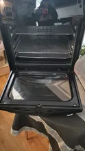 MIUI-freidora de aire eléctrica 5 en 1 para pollo, horno de MI-CYCLONE de 10L/12.7QT, deshidratador Rotisserie LED de gran capacidad，Freidora de aire