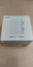 Aqara-Interruptor de luz inteligente para el hogar, switch de triple botón con control remoto inalambrico, clave, cable de fuego neutro y conectividad ZiGBee con aplicación Smart home para Mijia