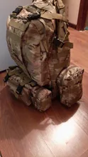 Army Backpack Tactical-Bag Climbing Outdoor Hiking Sport Mens 50L 4-In-1molle