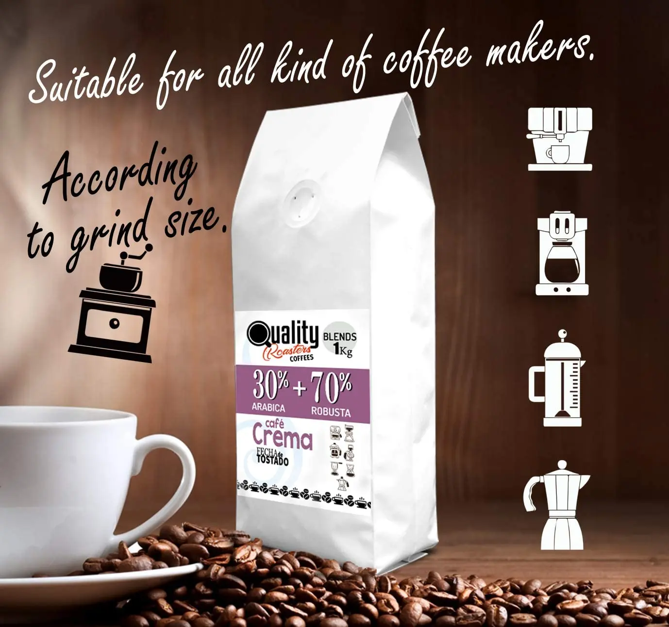 ☕ Café en grano natural \